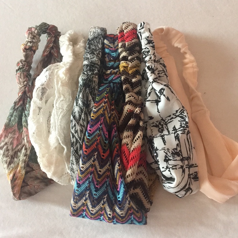 LOT of 7 Headbands
